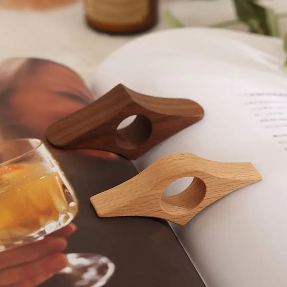 Hot Wooden Thumbsupport Page Reading Book Bookmark Onehand Holder for Thumb Book Office Book Lovers Fast Diyreading Aid Tools